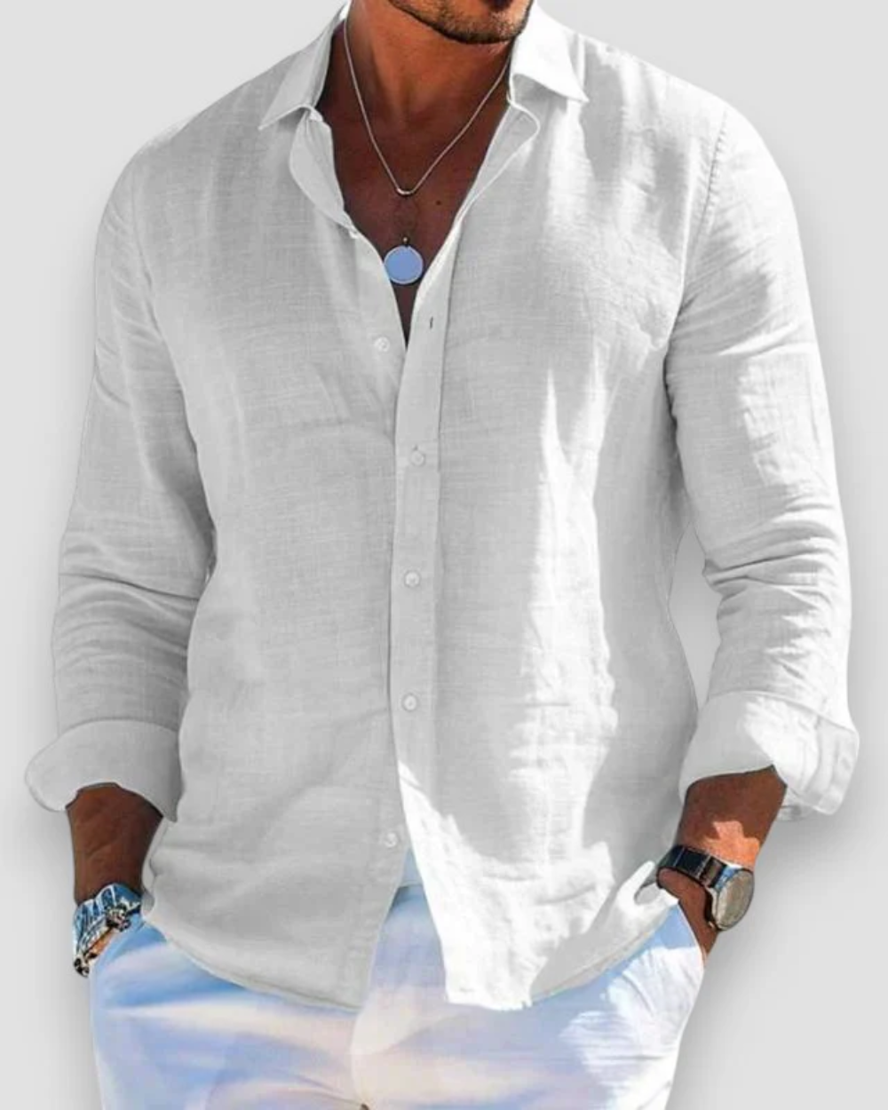 ACHMAD LINEN SHIRT
