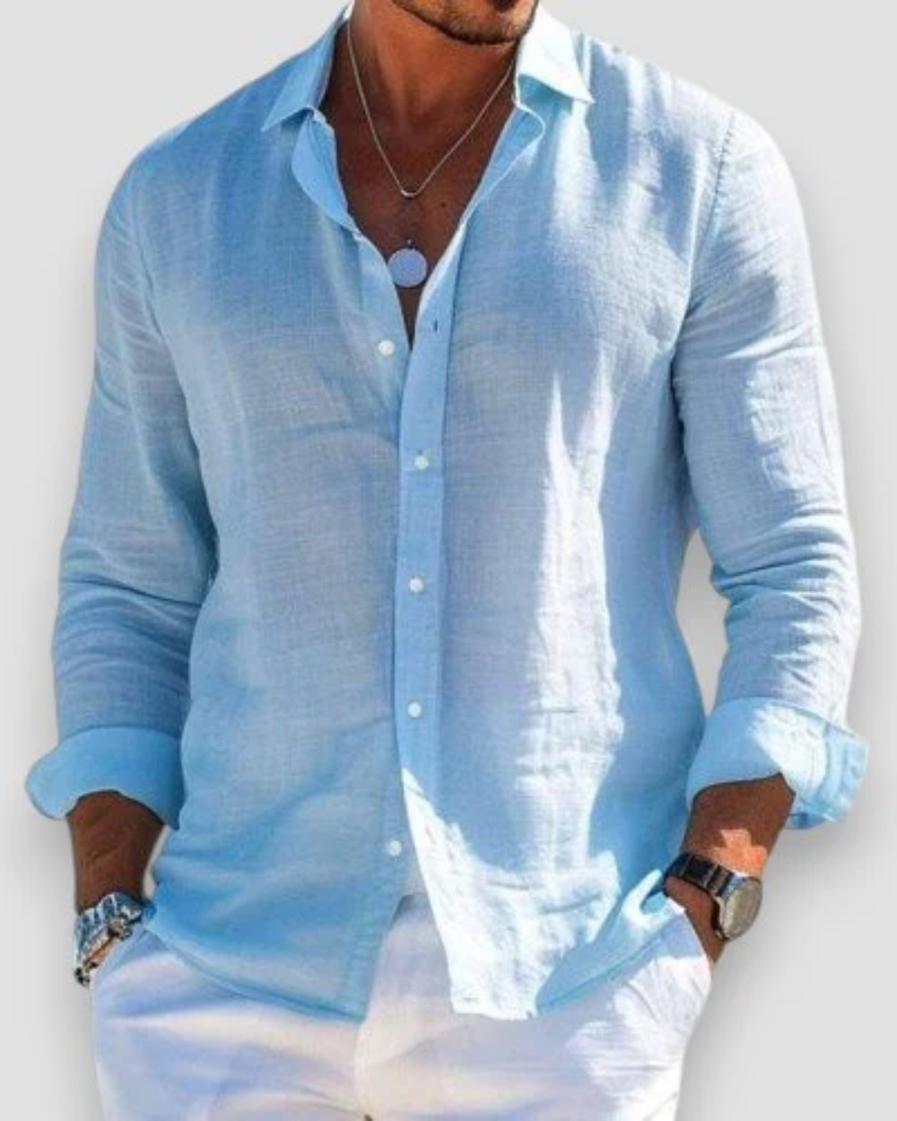 ACHMAD LINEN SHIRT
