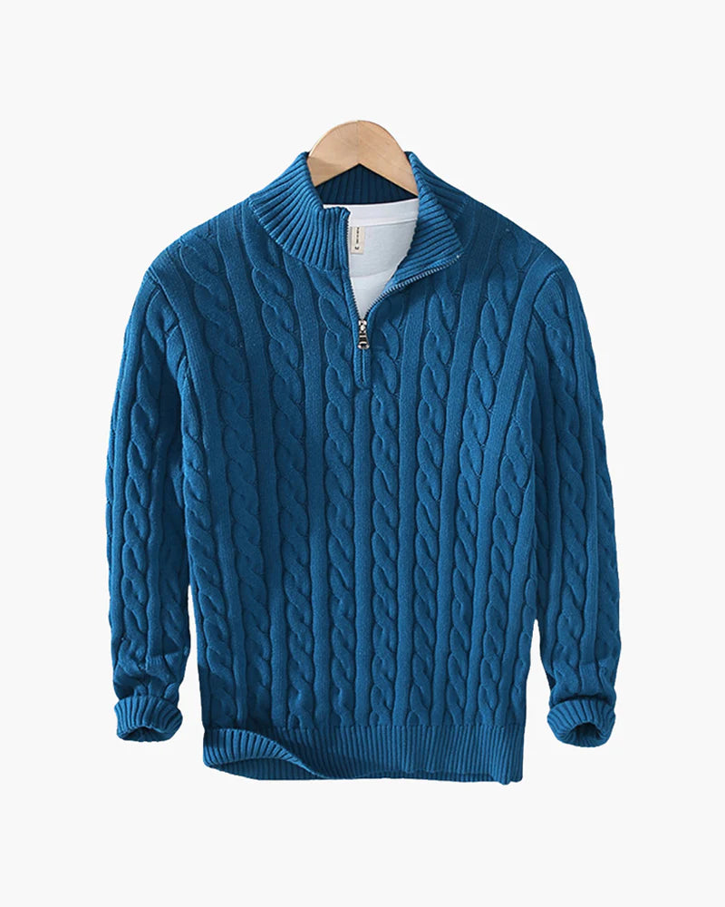 CLAUDIO QUARTER-ZIP – RICCARDO RICCI | Premium Menswear