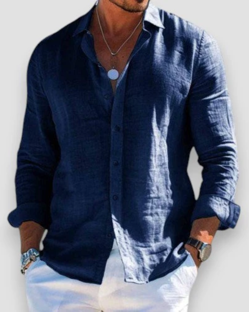 ACHMAD LINEN SHIRT