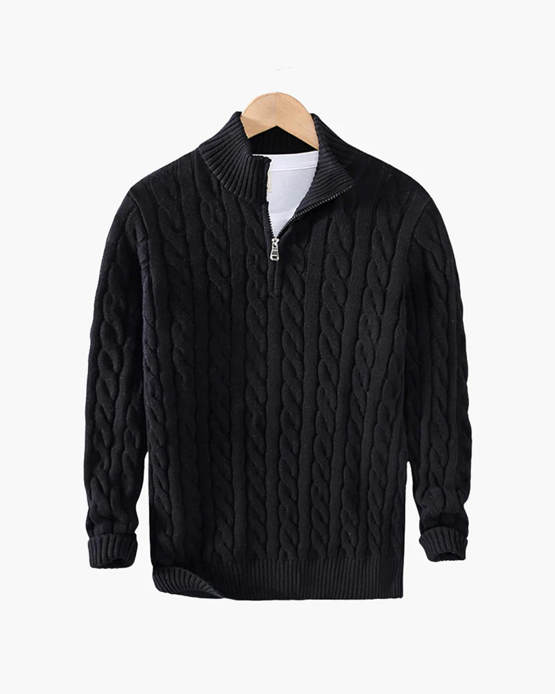 CLAUDIO QUARTER-ZIP – RICCARDO RICCI | Premium Menswear