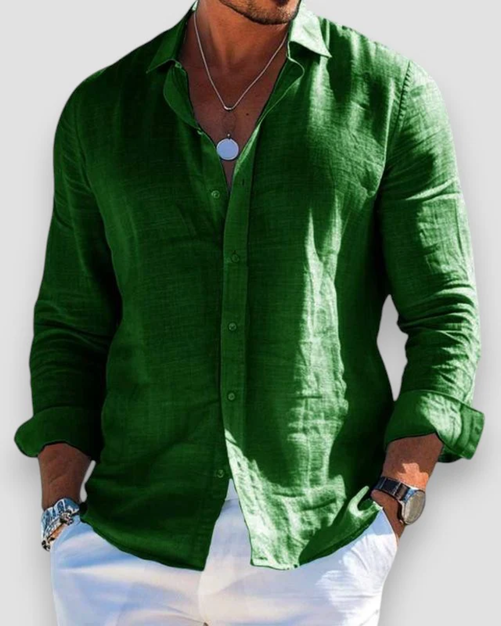 ACHMAD LINEN SHIRT
