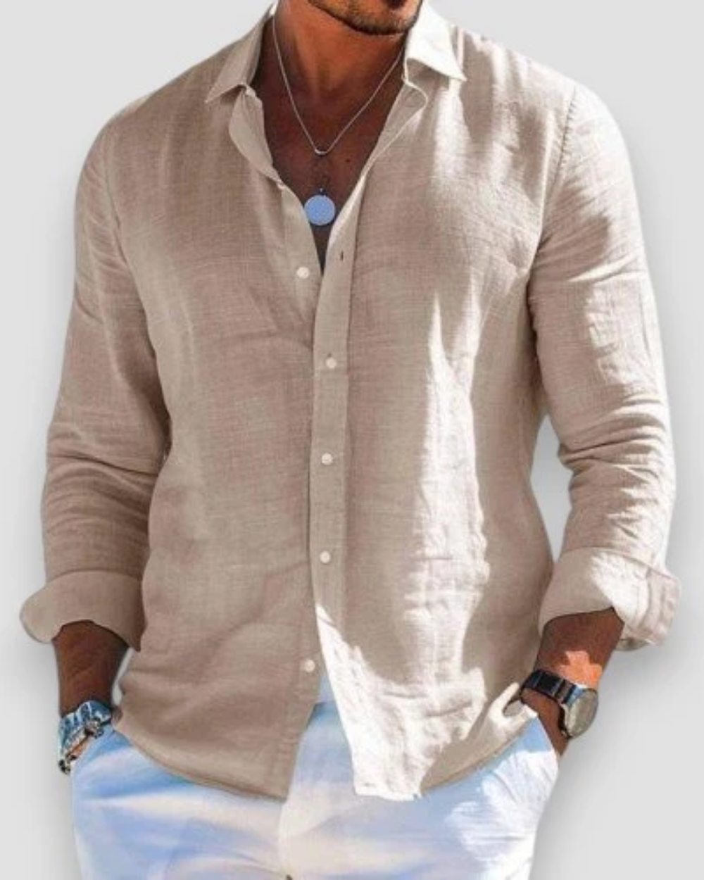 ACHMAD LINEN SHIRT