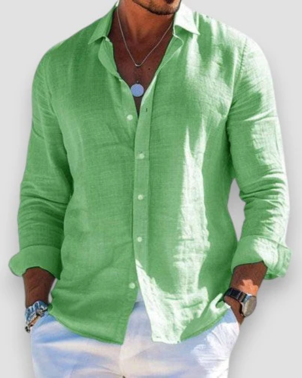 ACHMAD LINEN SHIRT