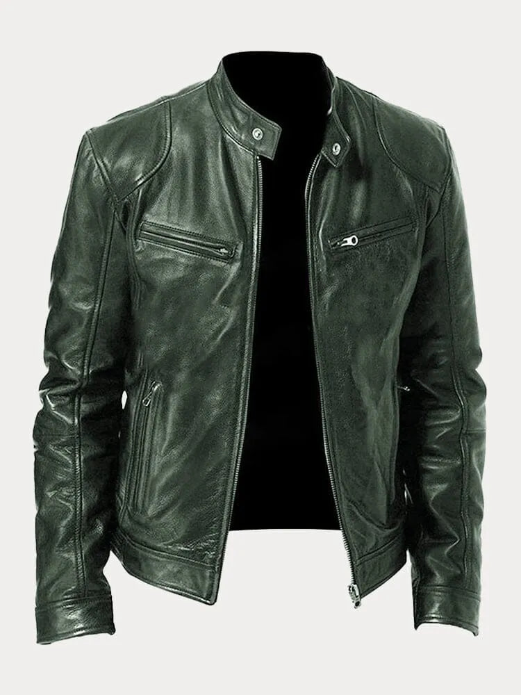 COLE SEASONAL LEATHER JACKET