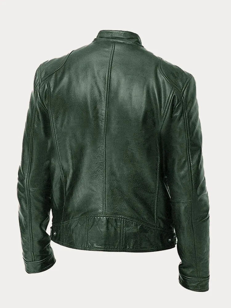 COLE SEASONAL LEATHER JACKET