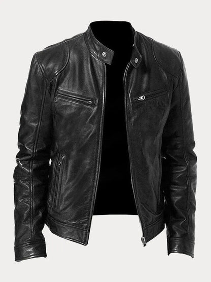 COLE SEASONAL LEATHER JACKET