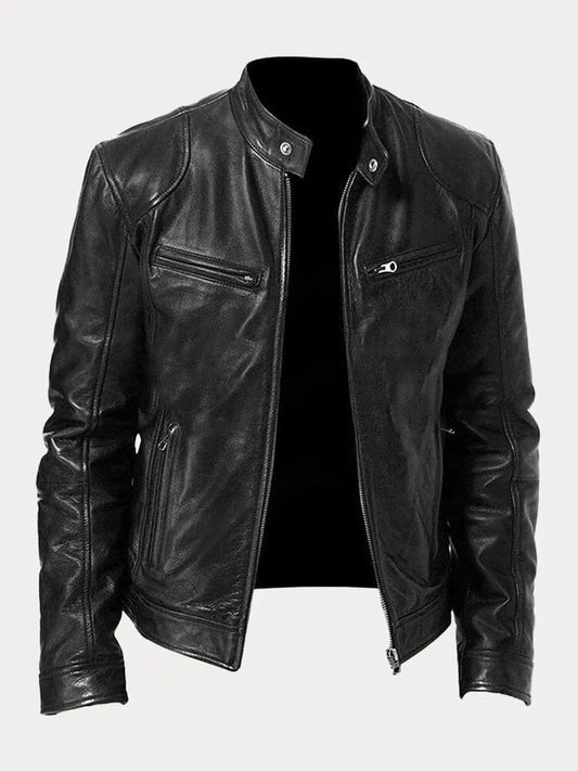 COLE SEASONAL LEATHER JACKET