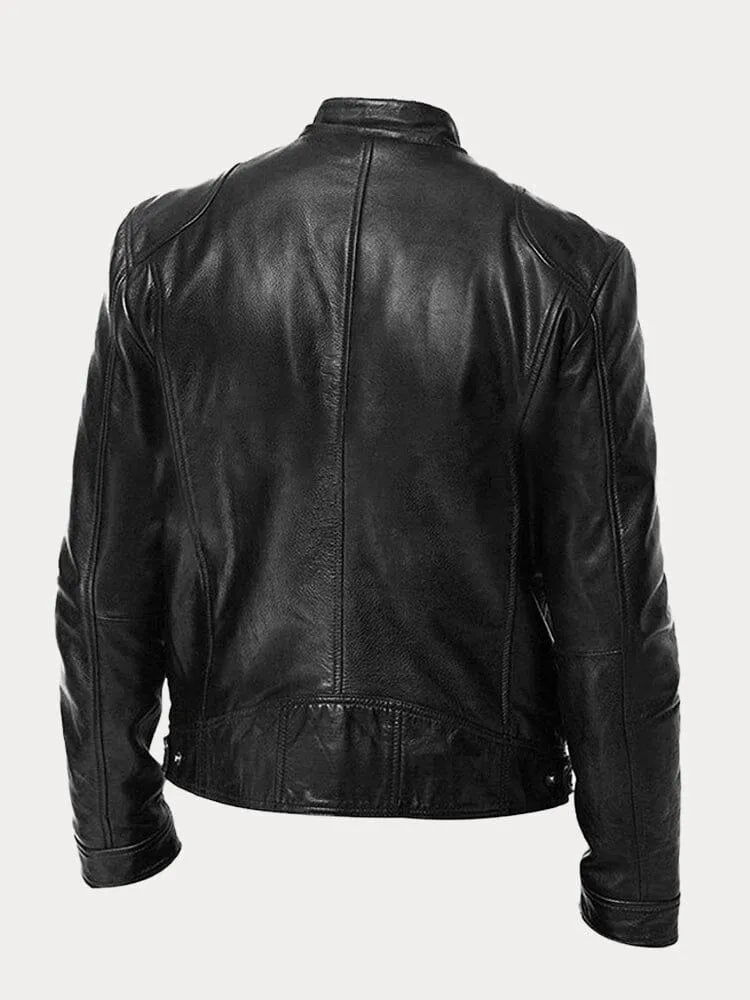 COLE SEASONAL LEATHER JACKET