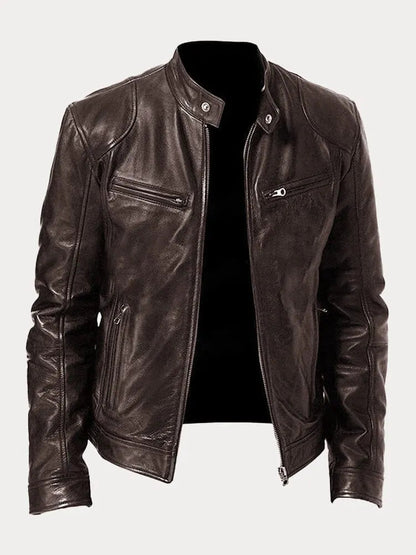 COLE SEASONAL LEATHER JACKET