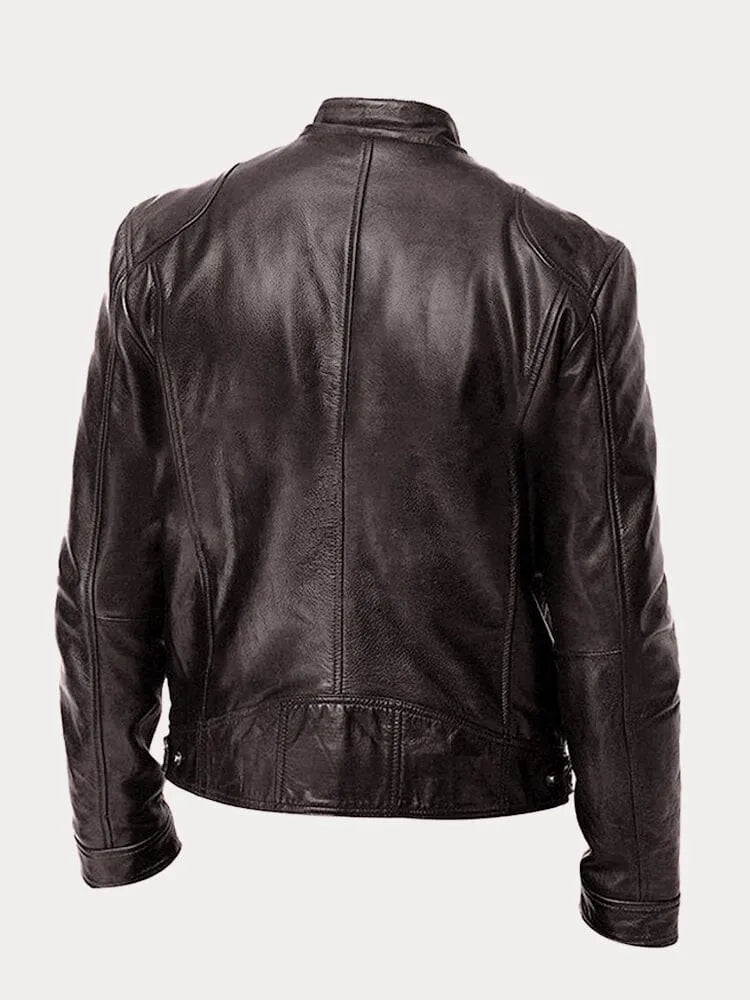 COLE SEASONAL LEATHER JACKET