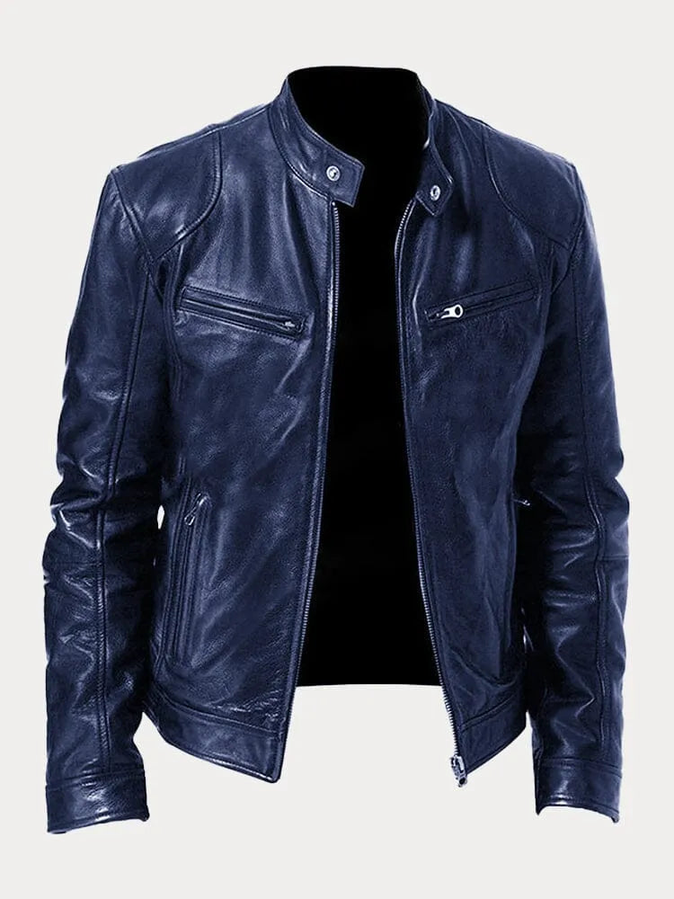 COLE SEASONAL LEATHER JACKET