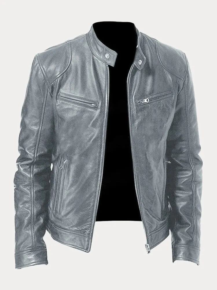 COLE SEASONAL LEATHER JACKET