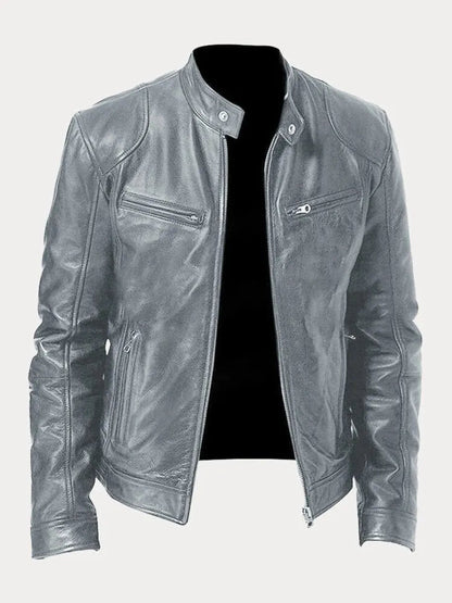 COLE SEASONAL LEATHER JACKET