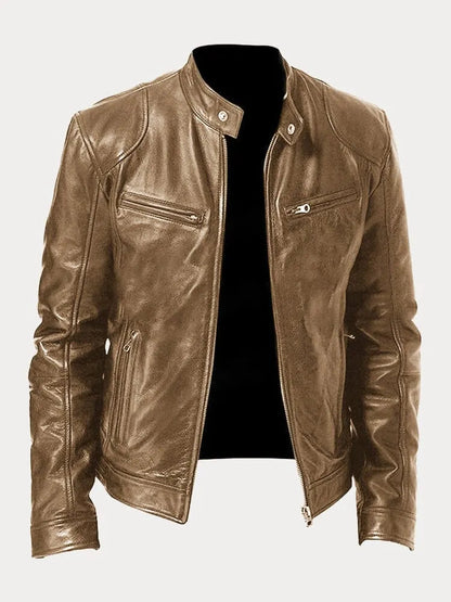 COLE SEASONAL LEATHER JACKET