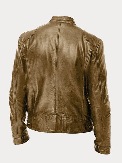 COLE SEASONAL LEATHER JACKET
