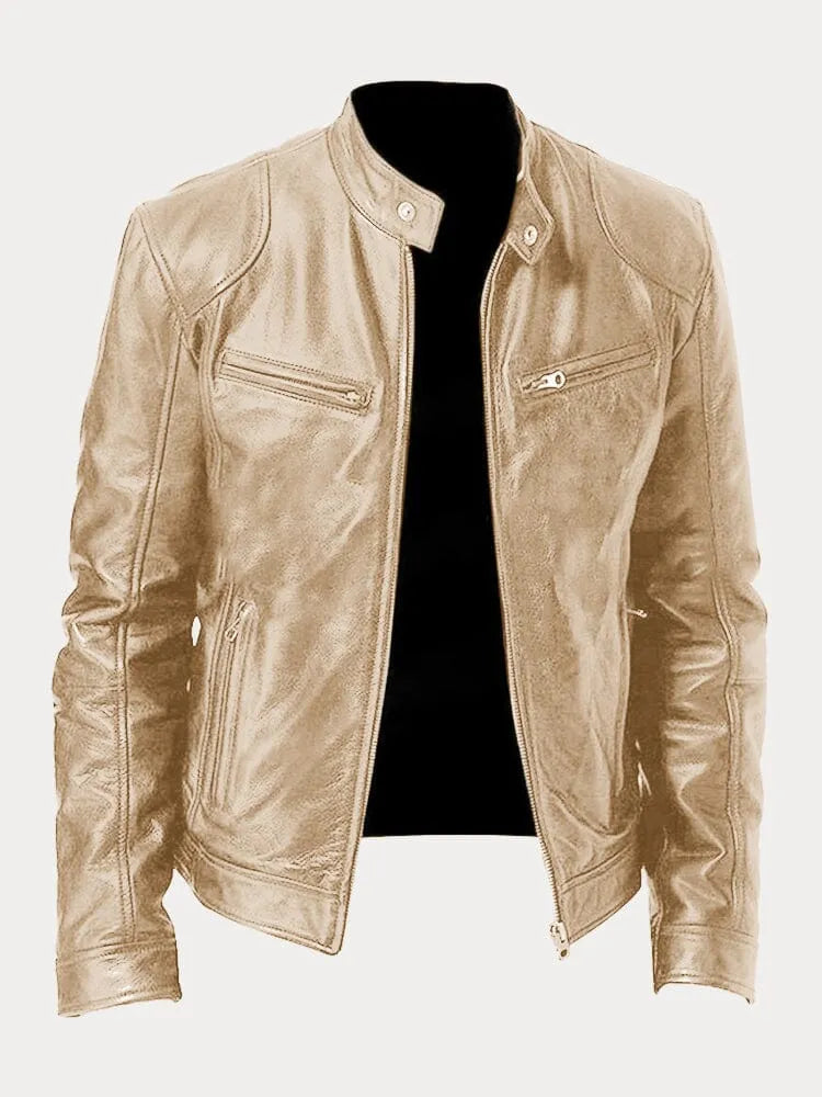 COLE SEASONAL LEATHER JACKET