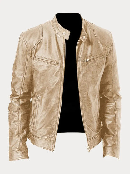 COLE SEASONAL LEATHER JACKET