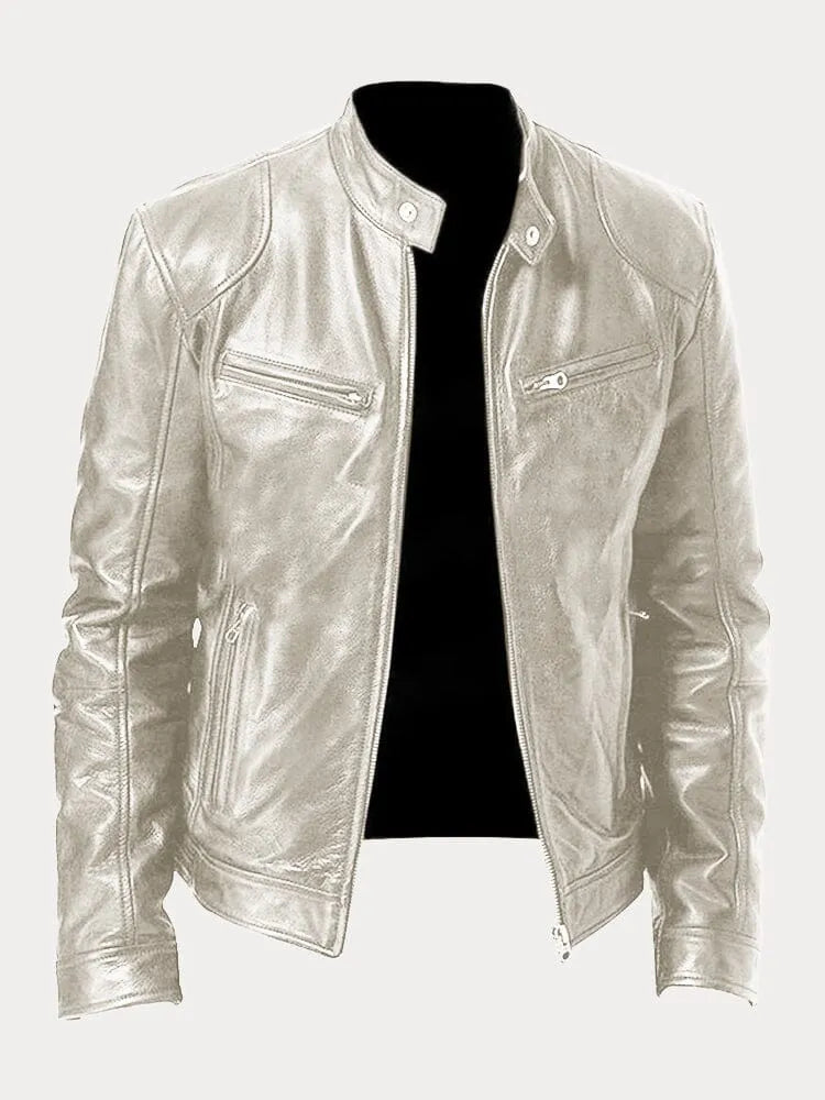 COLE SEASONAL LEATHER JACKET