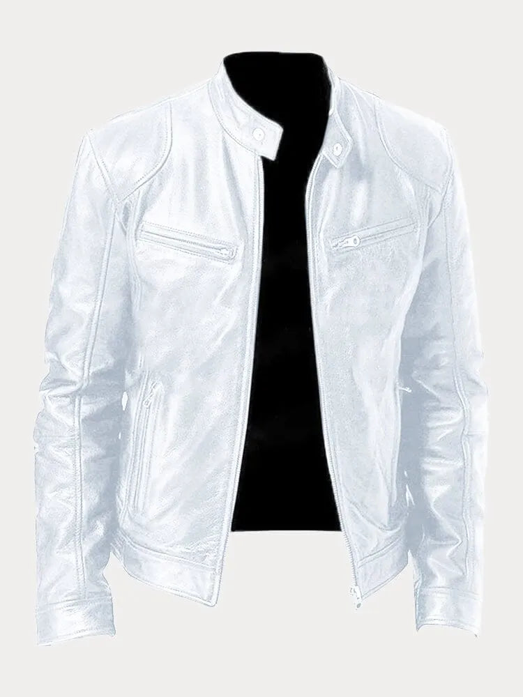 COLE SEASONAL LEATHER JACKET