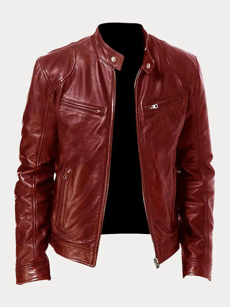 COLE SEASONAL LEATHER JACKET