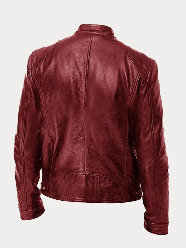 COLE SEASONAL LEATHER JACKET